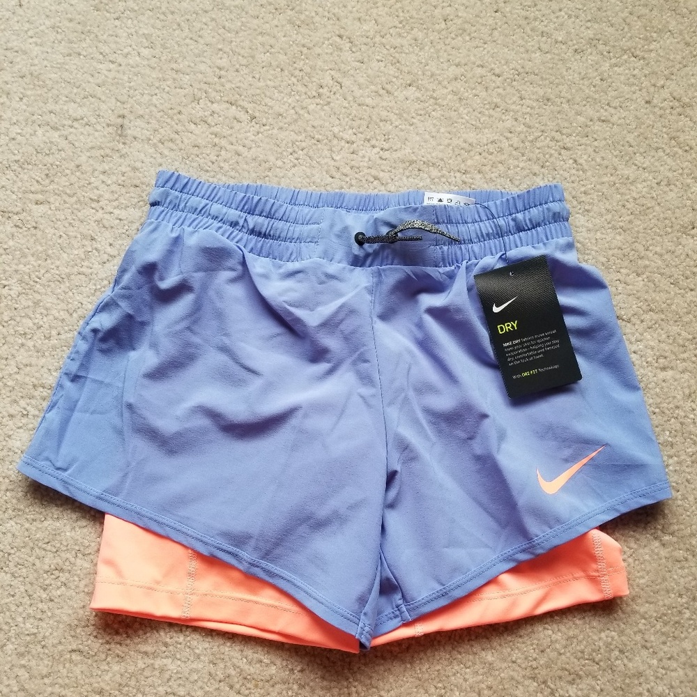 NWT Nike Dri Fit Lined Shorts in cute color combo